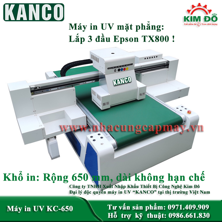 Máy in UV in thùng giấy Kanco-650TX