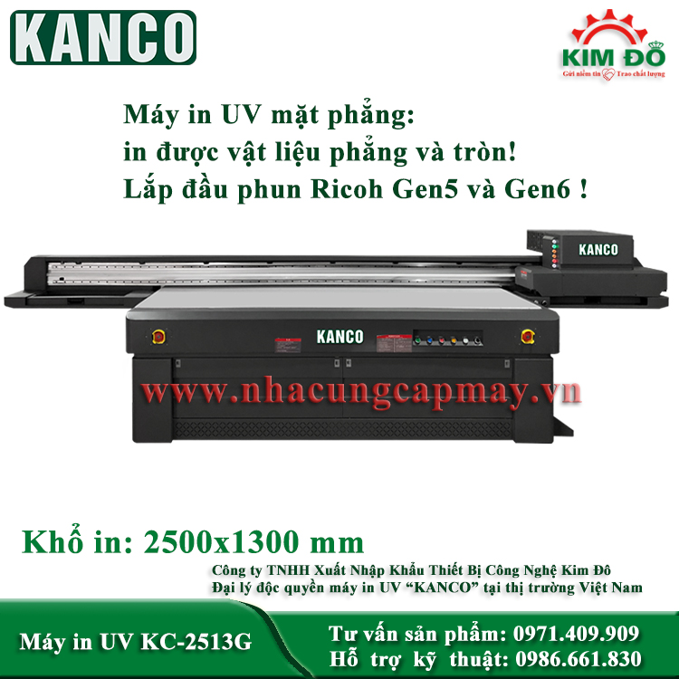 Máy in UV Kanco-2513G